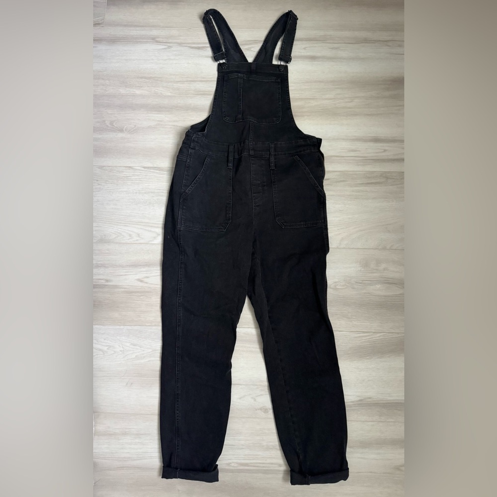 Madewell Charcoal Denim Overalls